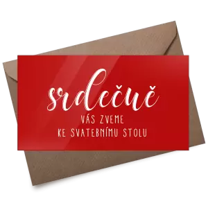 Plexi pozvánka JOLANA