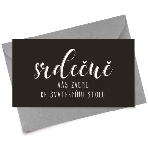 Papírová pozvánka JOLANA