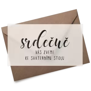 Plexi pozvánka JOLANA