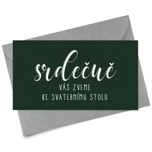 Papírová pozvánka JOLANA