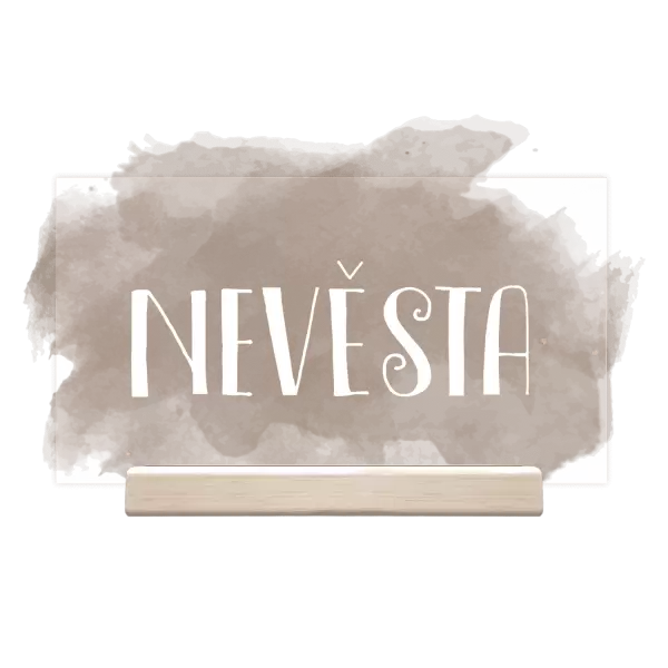 Plexi jmenovka KAMILA