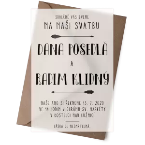 Plexi oznámení KAMILA