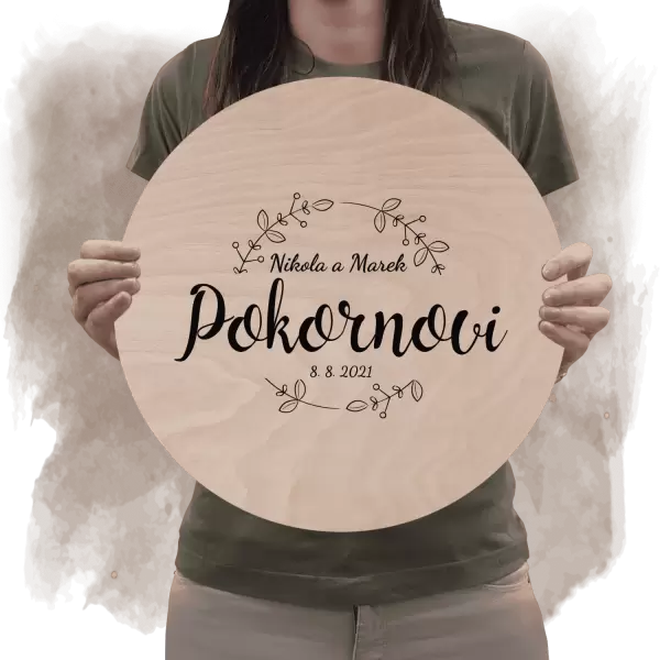 Překližková cedule na podpisy ERIKA