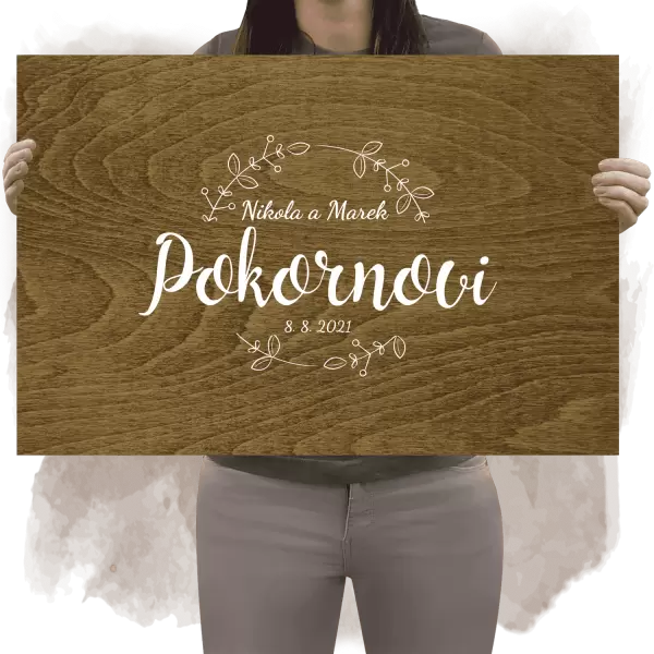 Překližková cedule na podpisy ERIKA