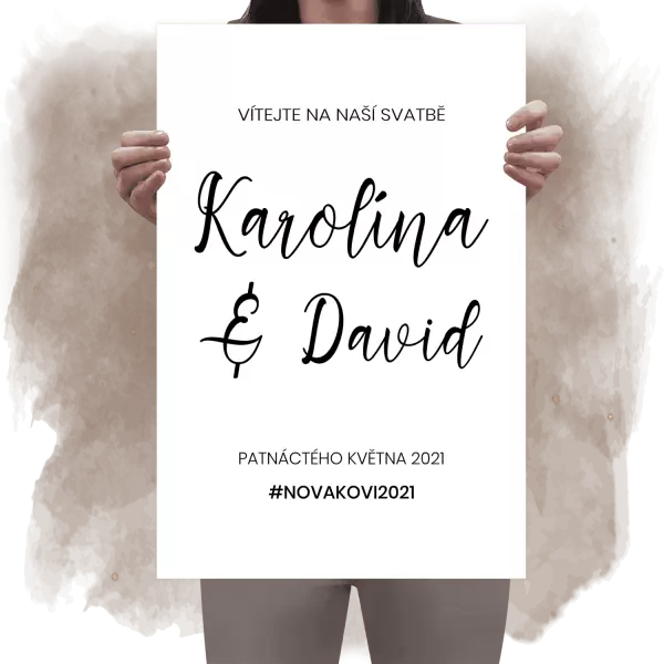 Dibond uvítací cedule LEONA