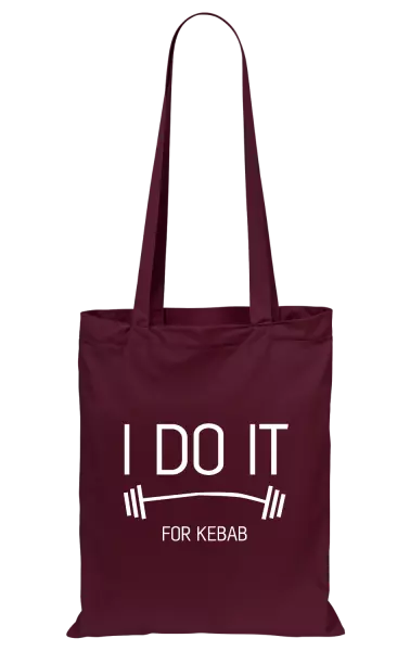 Látková taška I do it for kebab