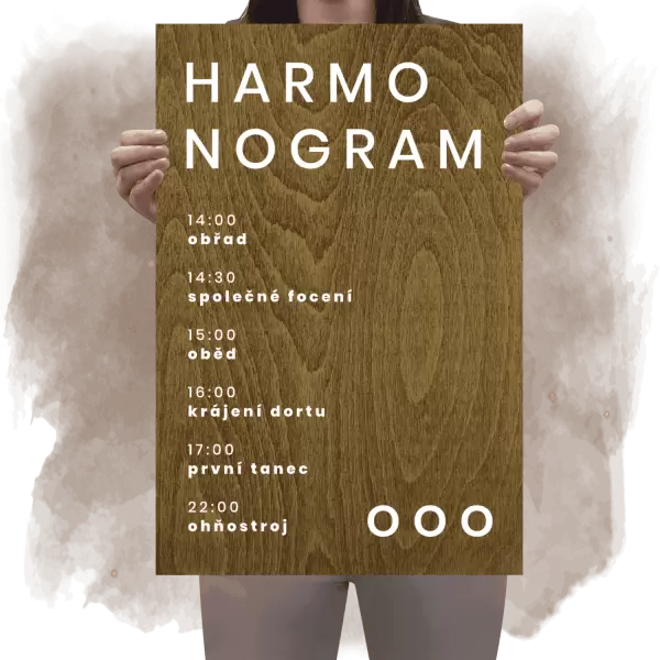 Překližkový harmonogram HELENA