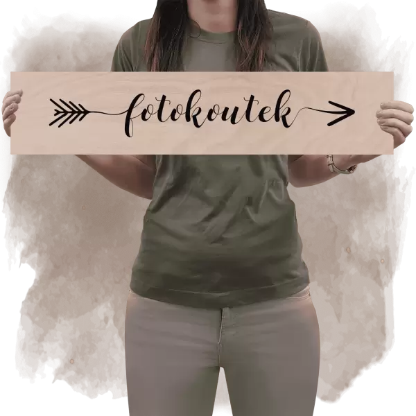 Překližková směrovka FOTOKOUTEK vpravo