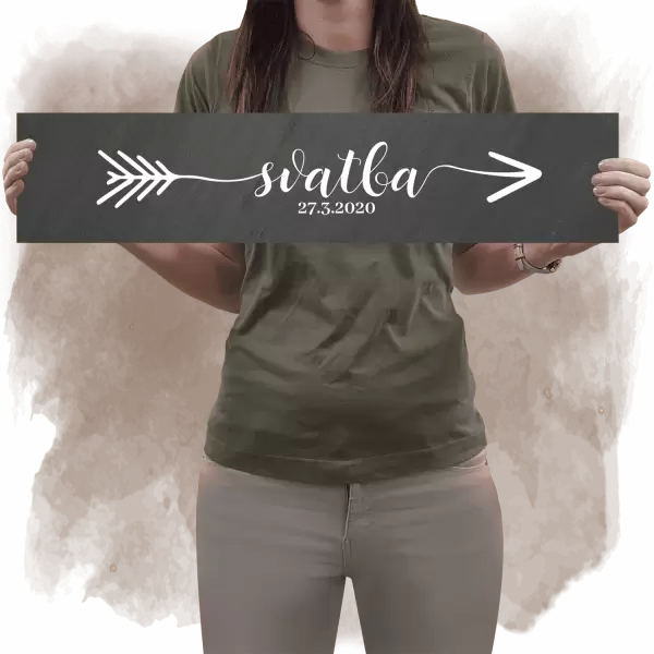 Kamenná směrovka SVATBA