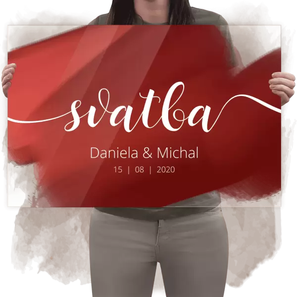 Plexi uvítací cedule KATARINA