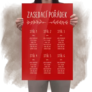 Plexi zasedací pořádek ELENA