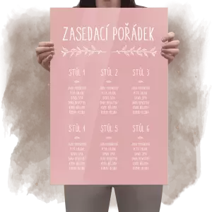 Plexi zasedací pořádek ELENA