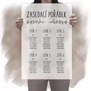 Plexi zasedací pořádek ELENA