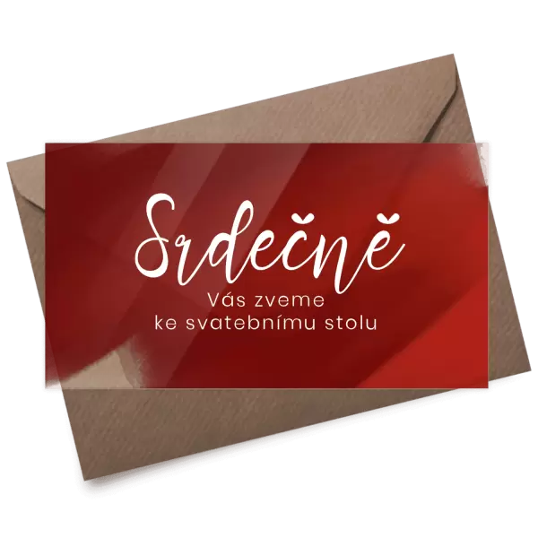 Plexi pozvánka KATARINA