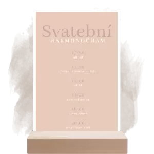 Papírový harmonogram LADA