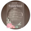 Plexi svatební menu MARIE