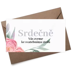 Plexi pozvánka MARIE