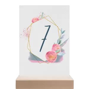 Papírové číslo stolu NIKOLA