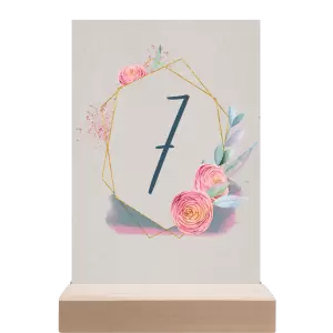 Papírové číslo stolu NIKOLA