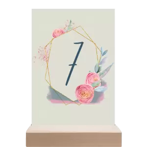 Papírové číslo stolu NIKOLA