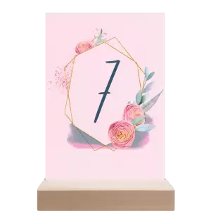 Papírové číslo stolu NIKOLA