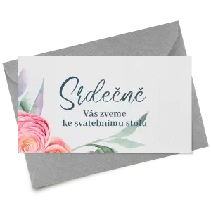 Papírová pozvánka NIKOLA