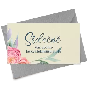 Papírová pozvánka NIKOLA