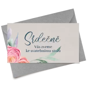 Papírová pozvánka NIKOLA