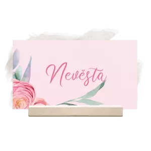 Papírová jmenovka OLIVIE