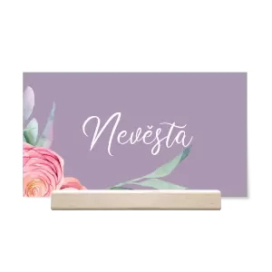 Papírová jmenovka OLIVIE