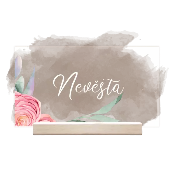 Plexi jmenovka OLIVIE