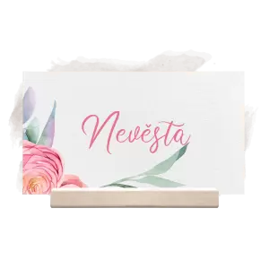 Papírová jmenovka OLIVIE