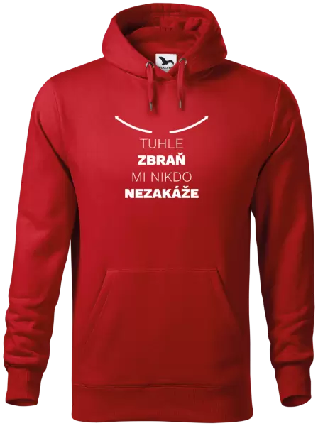 Pánská mikina Tuhle zbraň mi nikdo nezakáže