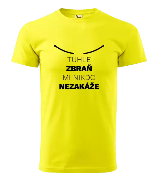 Pánské tričko Tuhle zbraň mi nikdo nezakáže