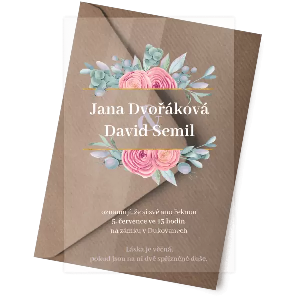 Plexi oznámení MARIE