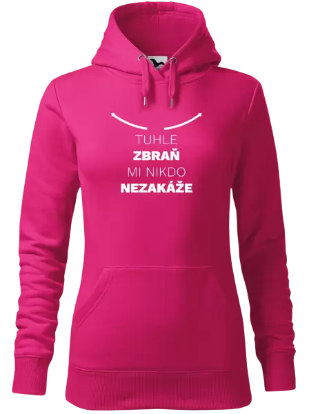 Dámská mikina Tuhle zbraň mi nikdo nezakáže