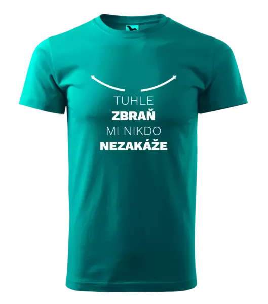 Pánské tričko Tuhle zbraň mi nikdo nezakáže