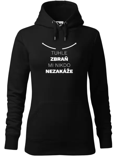 Dámská mikina Tuhle zbraň mi nikdo nezakáže