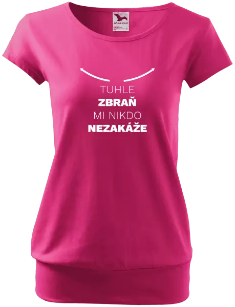 Dámské tričko Tuhle zbraň mi nikdo nezakáže