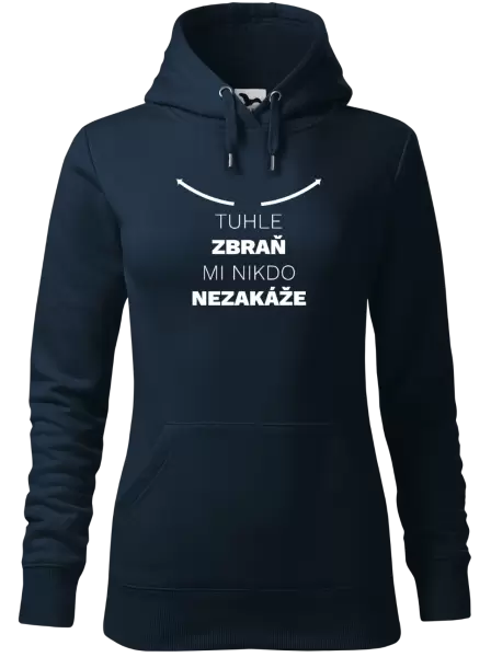 Dámská mikina Tuhle zbraň mi nikdo nezakáže