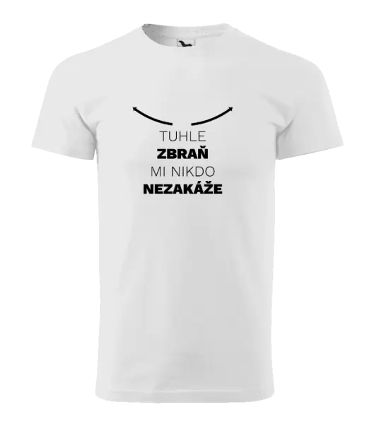 Pánské tričko Tuhle zbraň mi nikdo nezakáže