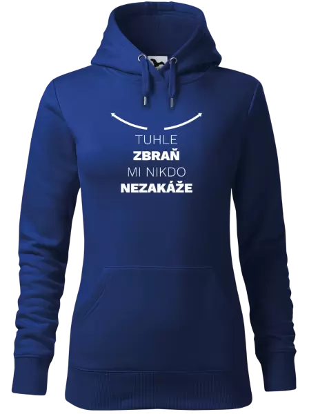 Dámská mikina Tuhle zbraň mi nikdo nezakáže