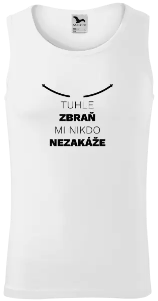 Pánské tílko Tuhle zbraň mi nikdo nezakáže