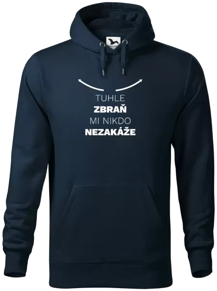 Pánská mikina Tuhle zbraň mi nikdo nezakáže