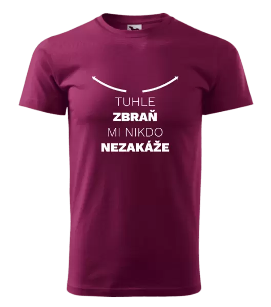 Pánské tričko Tuhle zbraň mi nikdo nezakáže