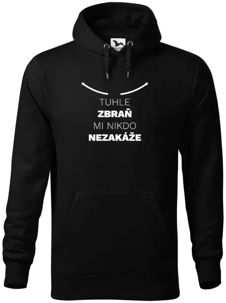 Pánská mikina Tuhle zbraň mi nikdo nezakáže