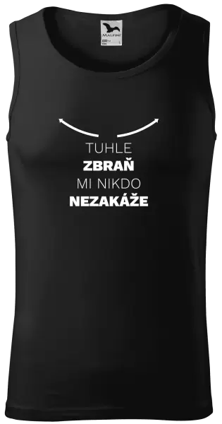 Pánské tílko Tuhle zbraň mi nikdo nezakáže