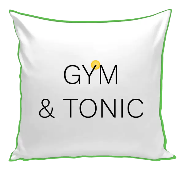 Polštář Gym & Tonic