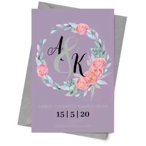 Papírové svatební oznámení RENATA