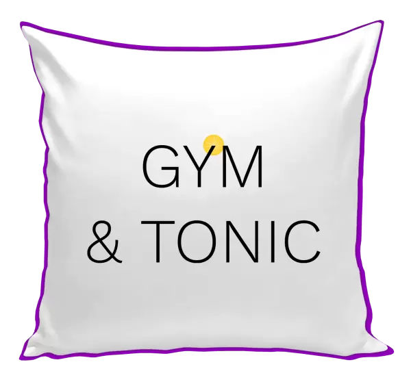 Polštář Gym & Tonic